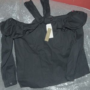 J. crew ruffle cold shoulder